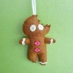 Funny Gingerbread Man ornament