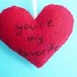 Handmade Heart Ornament You're My..