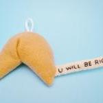 Fortune Cookie Ornament - You Will Be Rich