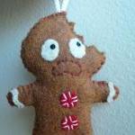 Felt Ornaments, Gingerbread Man, Gi..