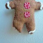 Felt Ornaments, Gingerbread Man, Gi..