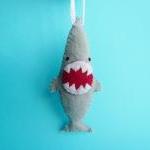 Handmade Ornament - Ferocious Shark