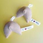 Funny Ornaments - I Love You Fortune Cookie (x2)