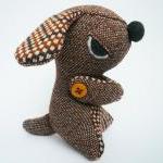 Stuffed Animals - Evil Dog - Brown Vintage Style