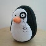 Penguin Plush Animal Stuffed Fleece Plushie -..