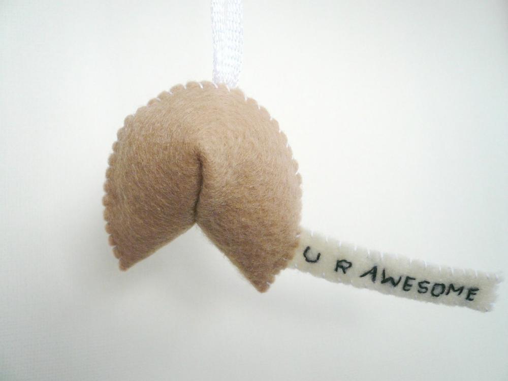 Fortune Cookie Ornament - U R Awesome