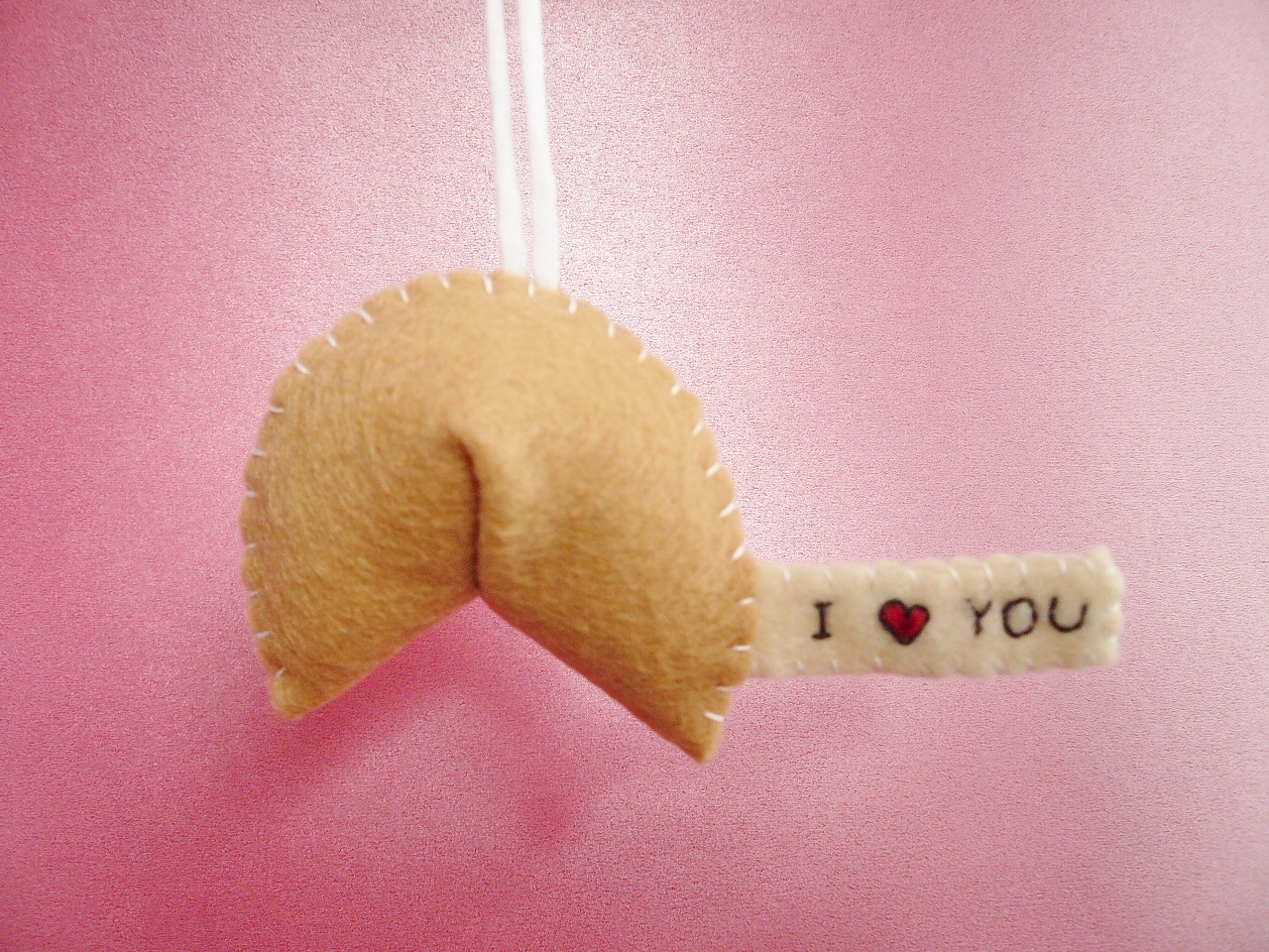 Fortune Cookie Ornament I Heart You on Luulla