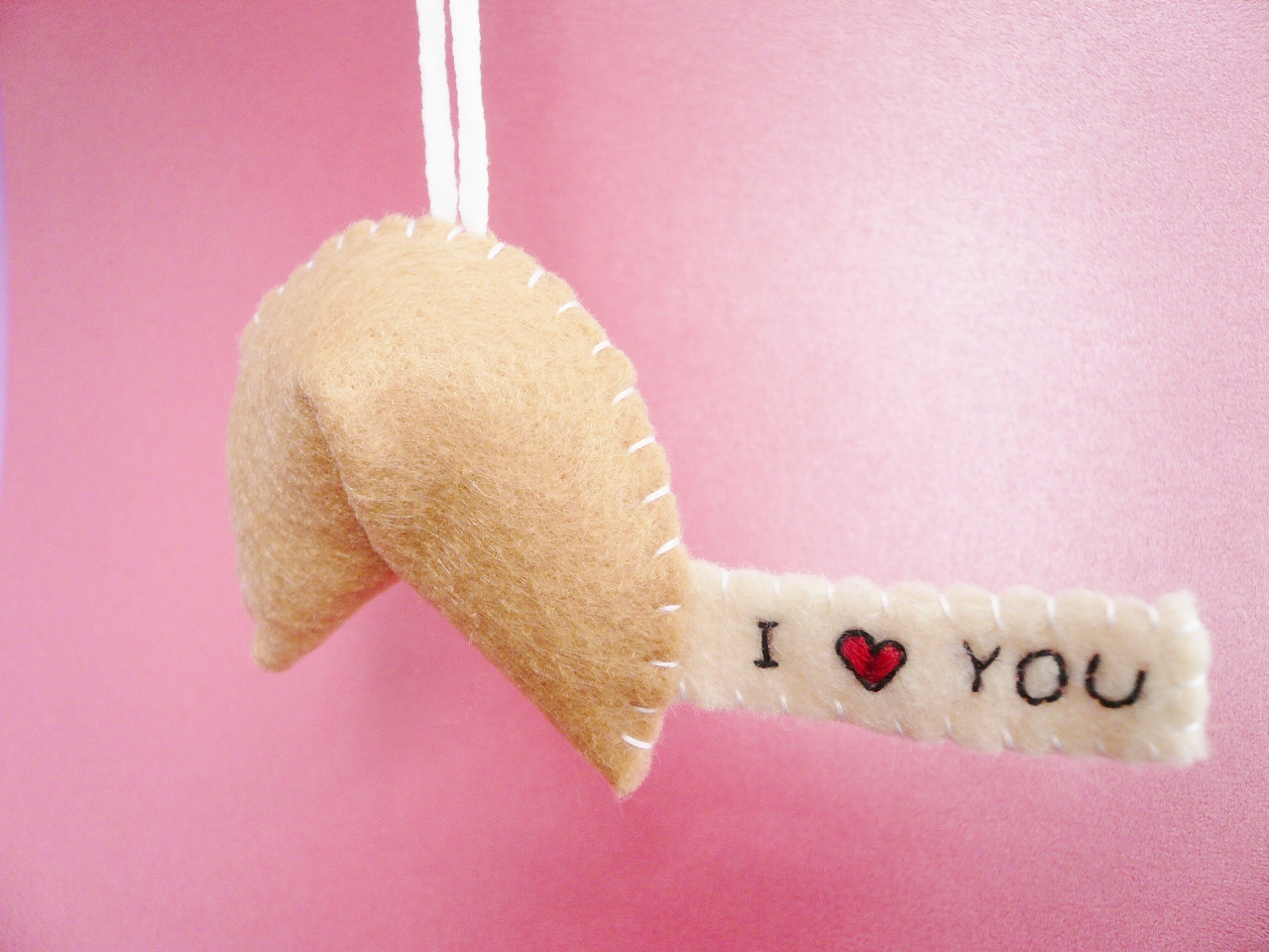 Fortune Cookie Ornament I Heart You on Luulla